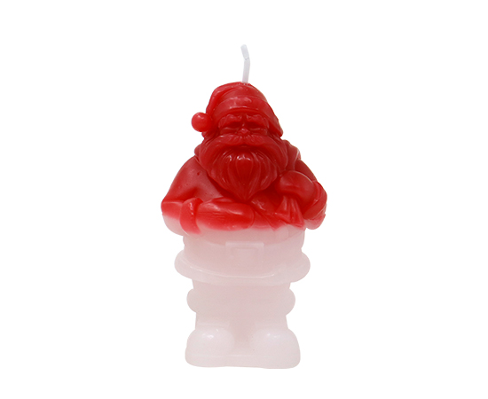 Santa Claus Shaped Candle 8.8x5.7xH9.6cm
