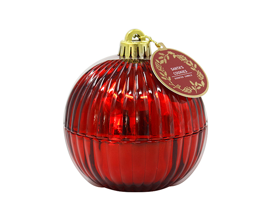 Christmas Scented Candle in Glass D11.4xH11.4cm