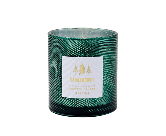 Christmas Scented Candle in Glass D8.8xH10cm