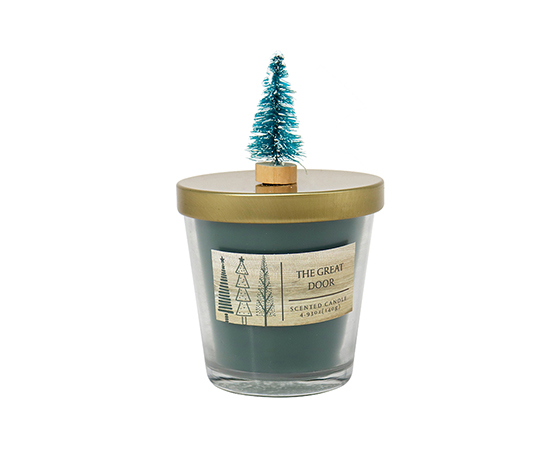 Christmas Scented Candle in Glass D10xH10cm