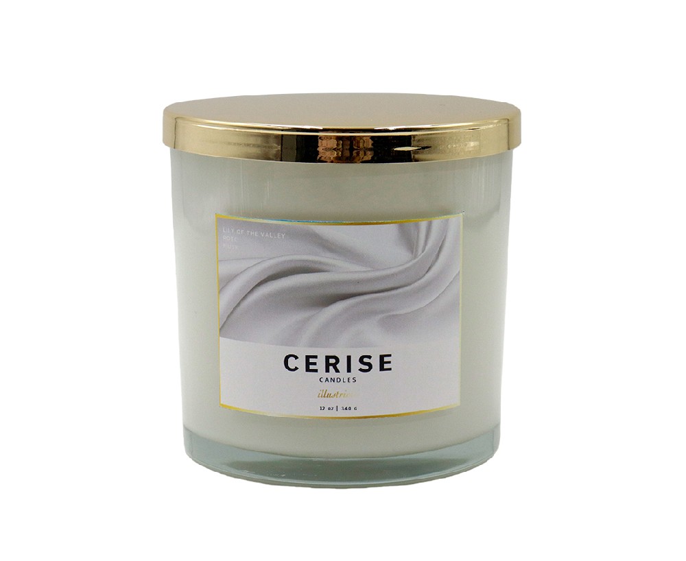12oz Illustrious Glass Scented Candle